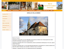 Tablet Screenshot of pfarrei-erbendorf.de